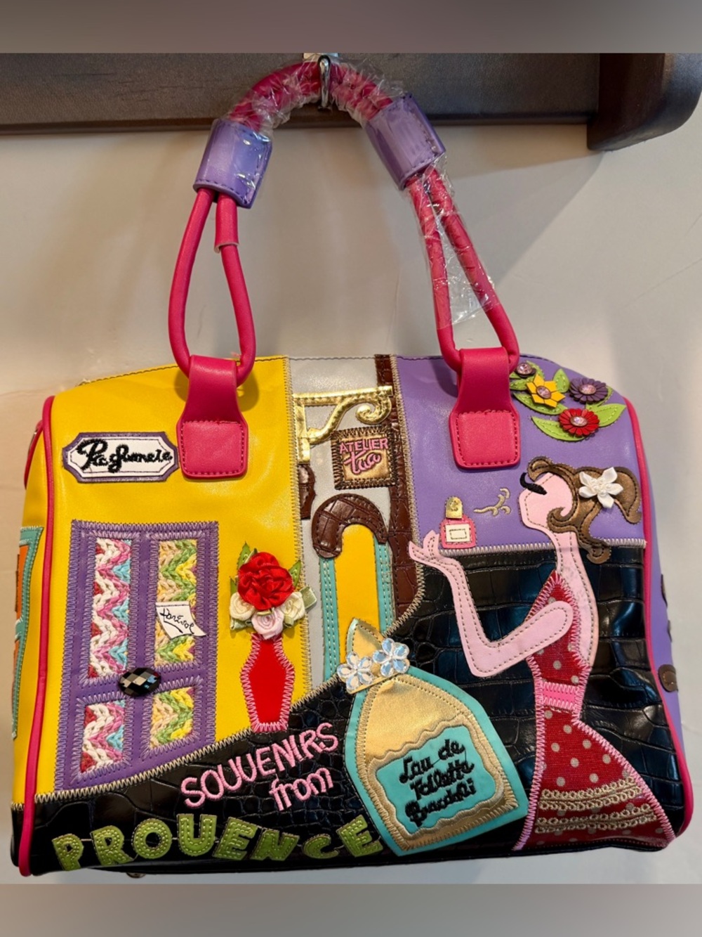 Braccialini Brcociolini BLN Novelty Bag NWT Colorful Italian Designer Purse